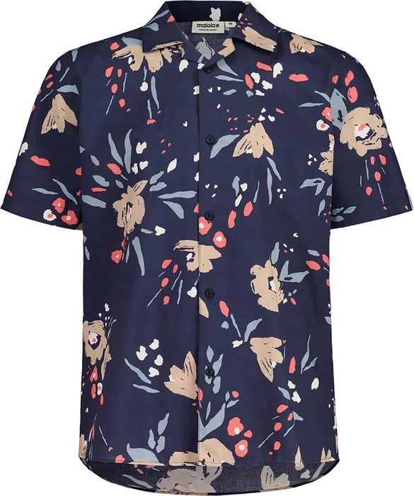 Maloja MutterkarM. Hemd kurzarm night sky brushflower (Herren)