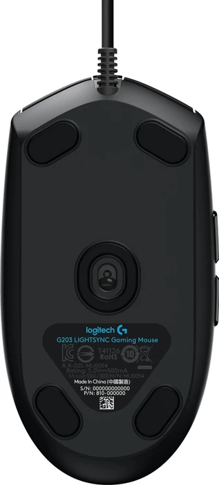 Logitech G203/G102 Lightsync schwarz, USB