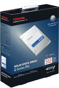 Toshiba Q-Series Pro 512GB, 2.5" / SATA 6Gb/s, retail