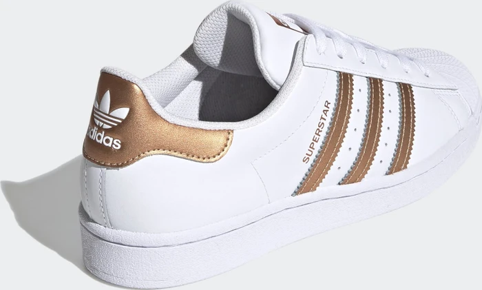 adidas Superstar cloud white/copper metallic/core black (Damen)