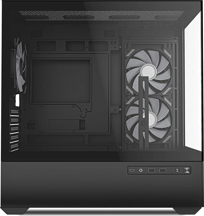 Sharkoon MK6 RGB Black, Glasfenster
