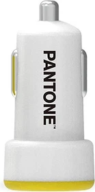 Celly Pantone Car Charger USB weiß/gelb