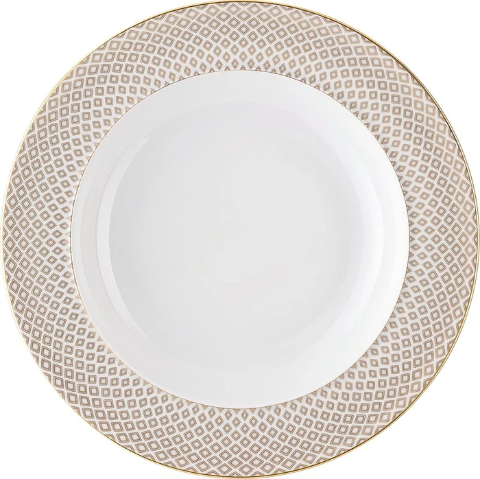 Rosenthal Francis Carreau Beige Suppenteller 22cm