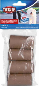 Trixie Dog Pick Up Hundekotbeutel aus Maisstärke, braun, Kunststoff, Größe M, 4x 10 Stück