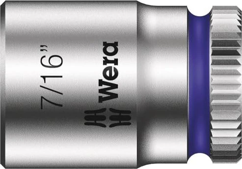 Wera 8790 HMA Zyklop Außensechskant Steckschlüssel 1/4" zöllig, 7/16"x23mm