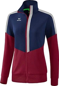 Erima Squad Worker Trainingsjacke new navy/bordeaux/silver grey (Damen)