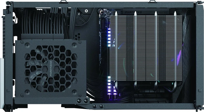 Phanteks Evolv Shift XT, silber, Mini-ITX