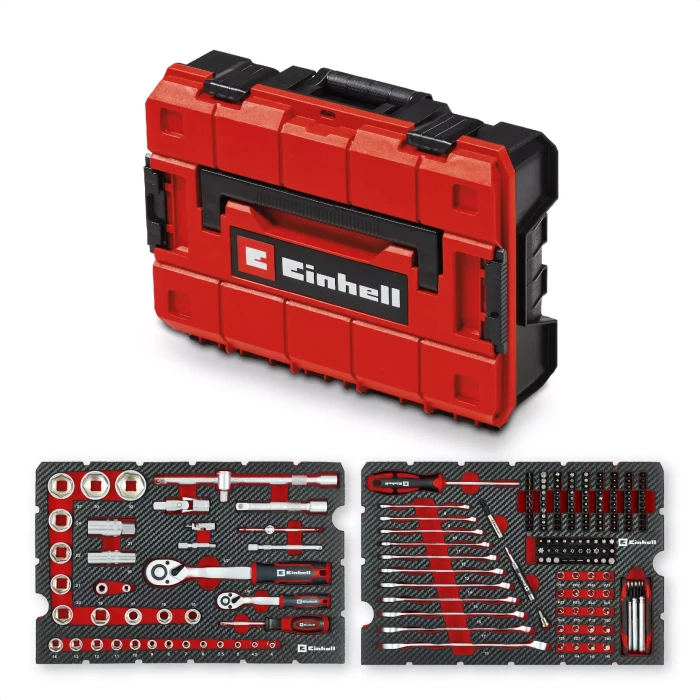 Einhell Mechanik Handwerkzeugset inkl. E-Case, 201-tlg.