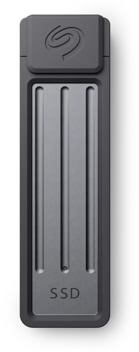 Seagate Ultra Compact SSD +Rescue 1TB dunkelgrau, USB-C, USB 3.2 Gen 2×1