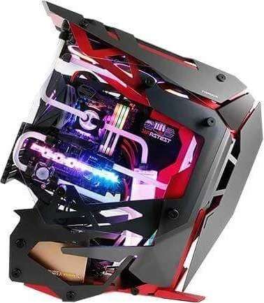 Antec Torque, anthrazit/rot, Glasfenster