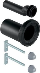 Geberit Anschlussset für Wand-WC, mit Befestigungsmaterial, etagiert, ø90mm