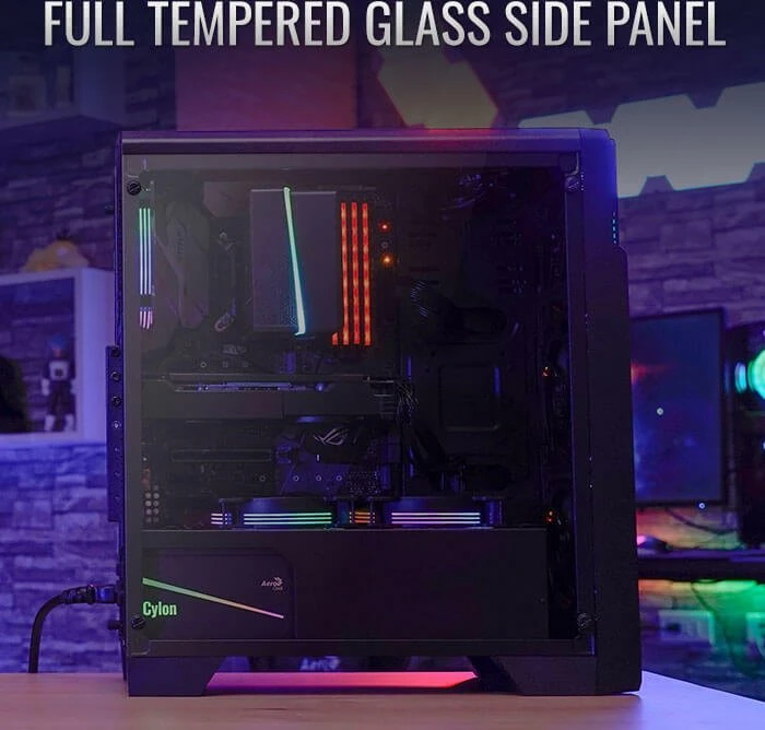 AeroCool Ore, Glasfenster