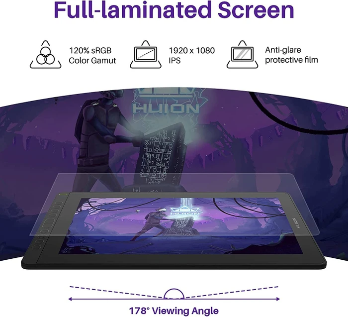 Huion Kamvas 16 (2021), Twilight Blue