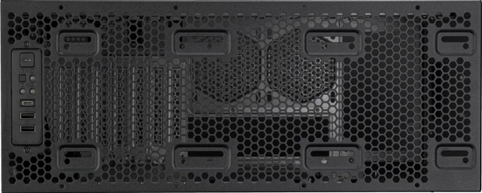 SilverStone RM4A, Rackmount Storage, grau/schwarz, 4HE, ATX