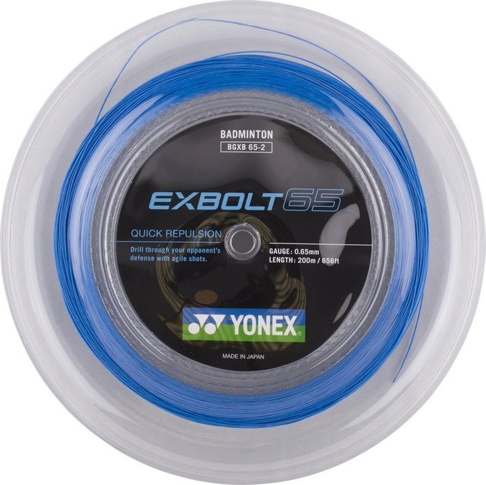Yonex Exbolt 65 Badmintonsaite blau 200m
