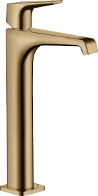 Hansgrohe Axor Citterio E 250 mit Hebelgriff für Aufsatzwaschtische mit Ablaufgarnitur polished bronze