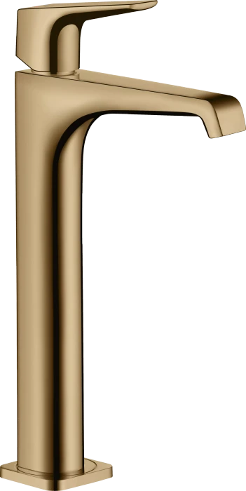 Hansgrohe Axor Citterio E 250 mit Hebelgriff für Aufsatzwaschtische mit Ablaufgarnitur polished bronze