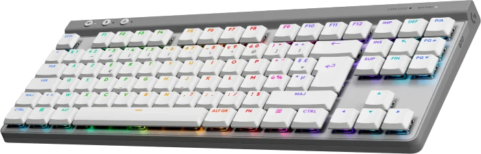 Logitech G515 Lightspeed TKL, weiß, GL TACTILE, USB/Bluetooth, FR