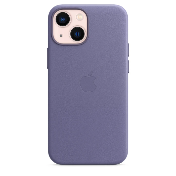 Apple Leder Case mit MagSafe für iPhone 13 Mini Wisteria