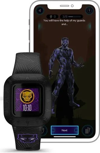 Garmin vivofit jr. 3 Marvel Black Panther Special Edition Aktivitäts-Tracker schwarz