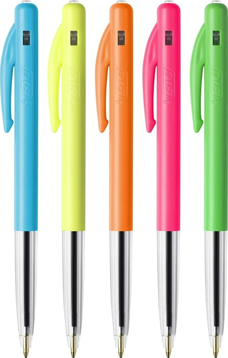 BIC M10 Original Ultracolors 0.4mm Kugelschreiber (Mine) sortiert, 50er-Set