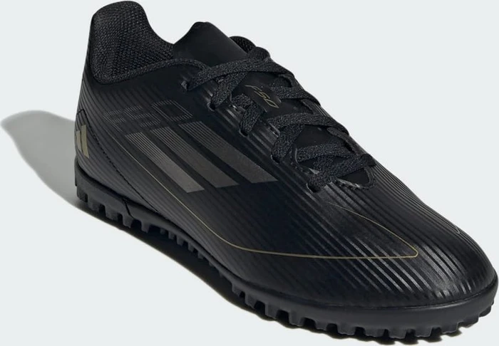 adidas F50 Club TF core black/iron metallic/gold metallic (Junior)