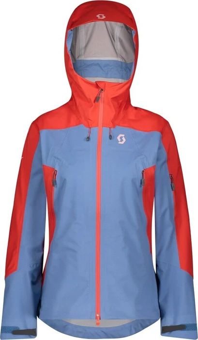 Scott Explorair 3L Skijacke grenadine orange/riverside blue (Damen)