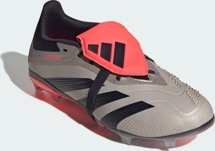 adidas Predator Elite Fold-Over Tongue FG platinum metallic/aurora black/carbon (Junior)