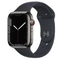 Apple Watch Series 7 (GPS + Cellular) 45mm Edelstahl graphit mit Sportarmband Mitternacht Vorschaubild