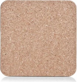 Zeller Kork Glasuntersetzer 19.5x19.5cm natur