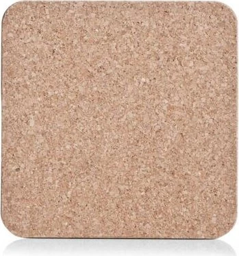 Zeller Kork Glasuntersetzer 19.5x19.5cm natur