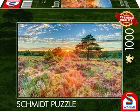 Schmidt Spiele Heide im Sonnenuntergang