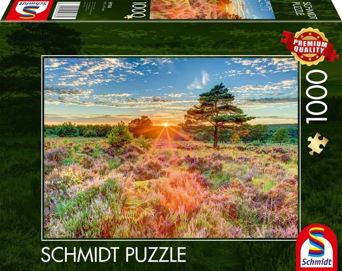 Schmidt Spiele Heide im Sonnenuntergang