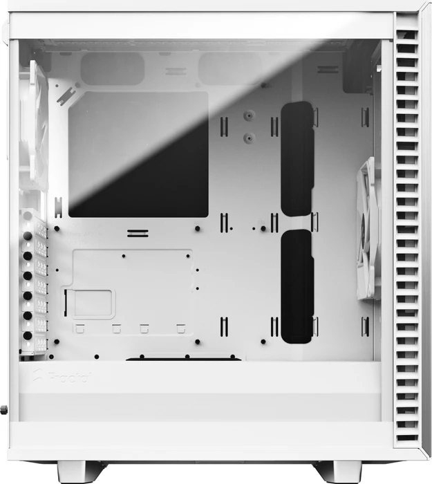 Fractal Design Define 7 Compact White TG Light Tint, Glasfenster, schallgedämmt
