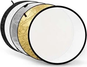 Godox Collapsible 5-in-1 Reflector Disc Gold, Silber, Schwarz, Weiß, Transluzent RFT-05 110cm