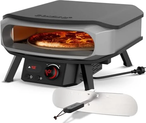 Cozze Premium Rotate 17" Elektro Pizzagrill inkl. Hitzeschild
