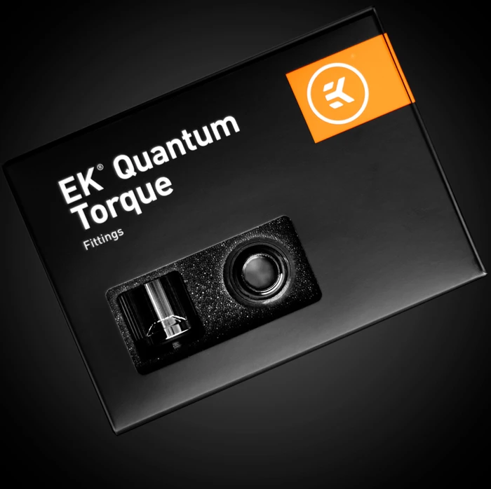 EK Water Blocks Quantum Line EK-Quantum Torque HDC 12 Fitting G1/4" auf 12mm, schwarz, 6er-Pack