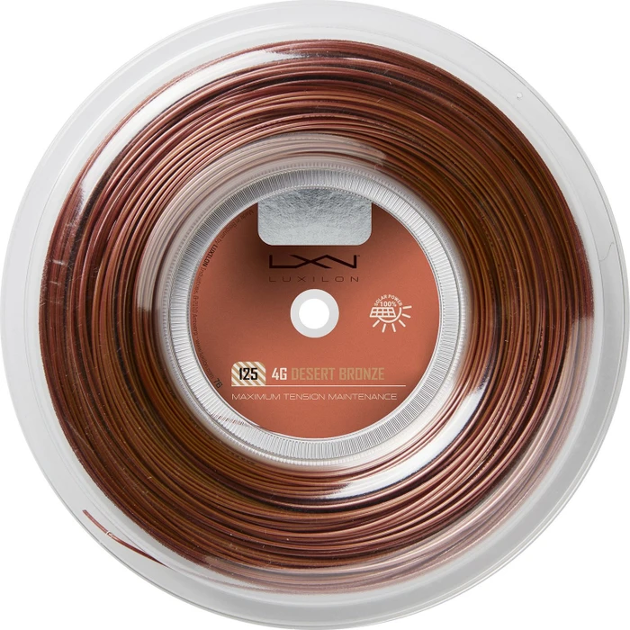 Luxilon 4G Desert Bronze 125 bronze/rot, 200m