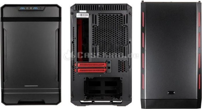 Phanteks Enthoo Evolv ITX rot, Acrylfenster, Mini-ITX