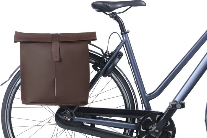 Basil City Doppeltasche Gepäcktasche roasted brown