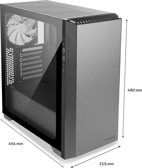 Antec P82 Flow, schwarz, Glasfenster