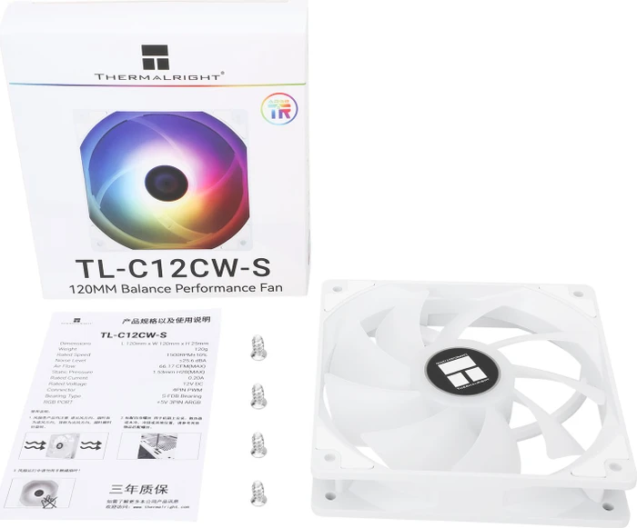 Thermalright TL-C12CW-S, 120mm