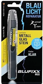 BluFixx MGS Metall Glas Stein Strahlenhärtender Kleber transparent, 5g