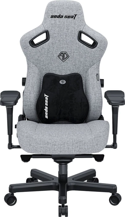 Anda Seat Kaiser 3 Pro Premium XL Gamingstuhl, Ash Gray, Stoff grau