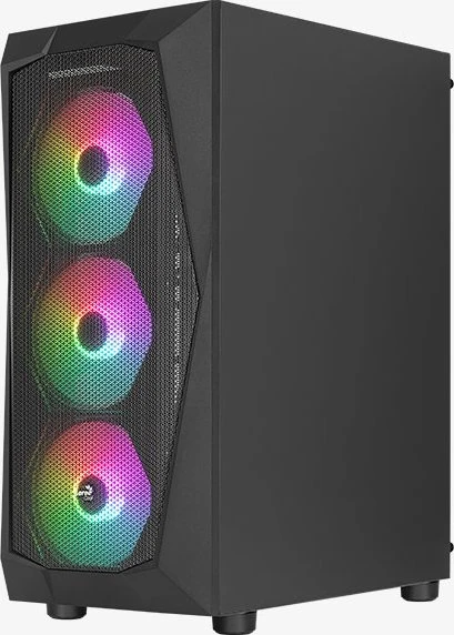 AeroCool Falcon, Lüfter LED Fixed RGB, Acrylfenster