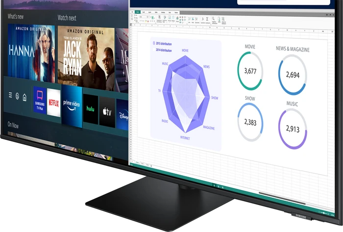 Samsung Smart Monitor M7 M70A, schwarz, 43"
