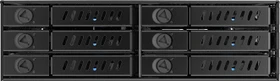 Chieftec CMR-625, 5.25" Wechselrahmen auf 6x 2.5" SATA