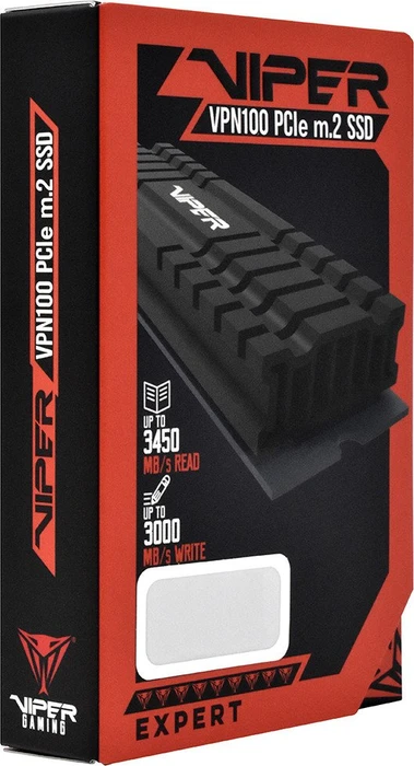 Patriot Viper VPN100 512GB, M.2 2280 / M-Key / PCIe 3.0 x4, Kühlkörper