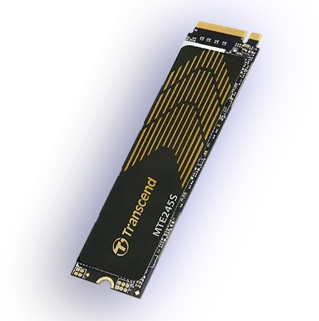Transcend MTE245S SSD 1TB, M.2 2280 / M-Key / PCIe 4.0 x4, Kühlkörper