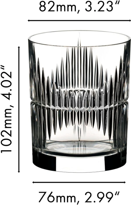 Riedel Tumbler Collection Shadows Tumbler Glas, 2 Stück